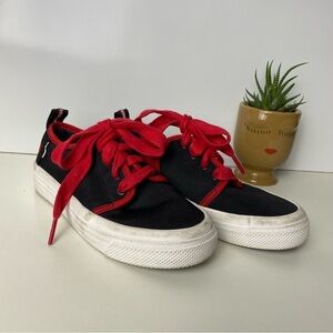 Spiderman TOMS Black and Red Kids Sneakers Y13